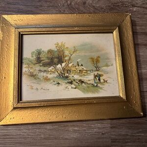 Beautiful Antique English Landscape Print